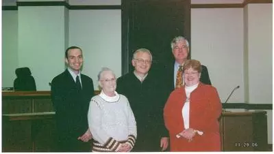 Swearing in of Mayor Mitsdarffer and Clerk Dubuque after 2006 Incorporation